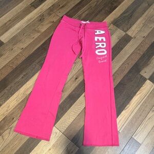 Aeropostale Pink Flare Pants